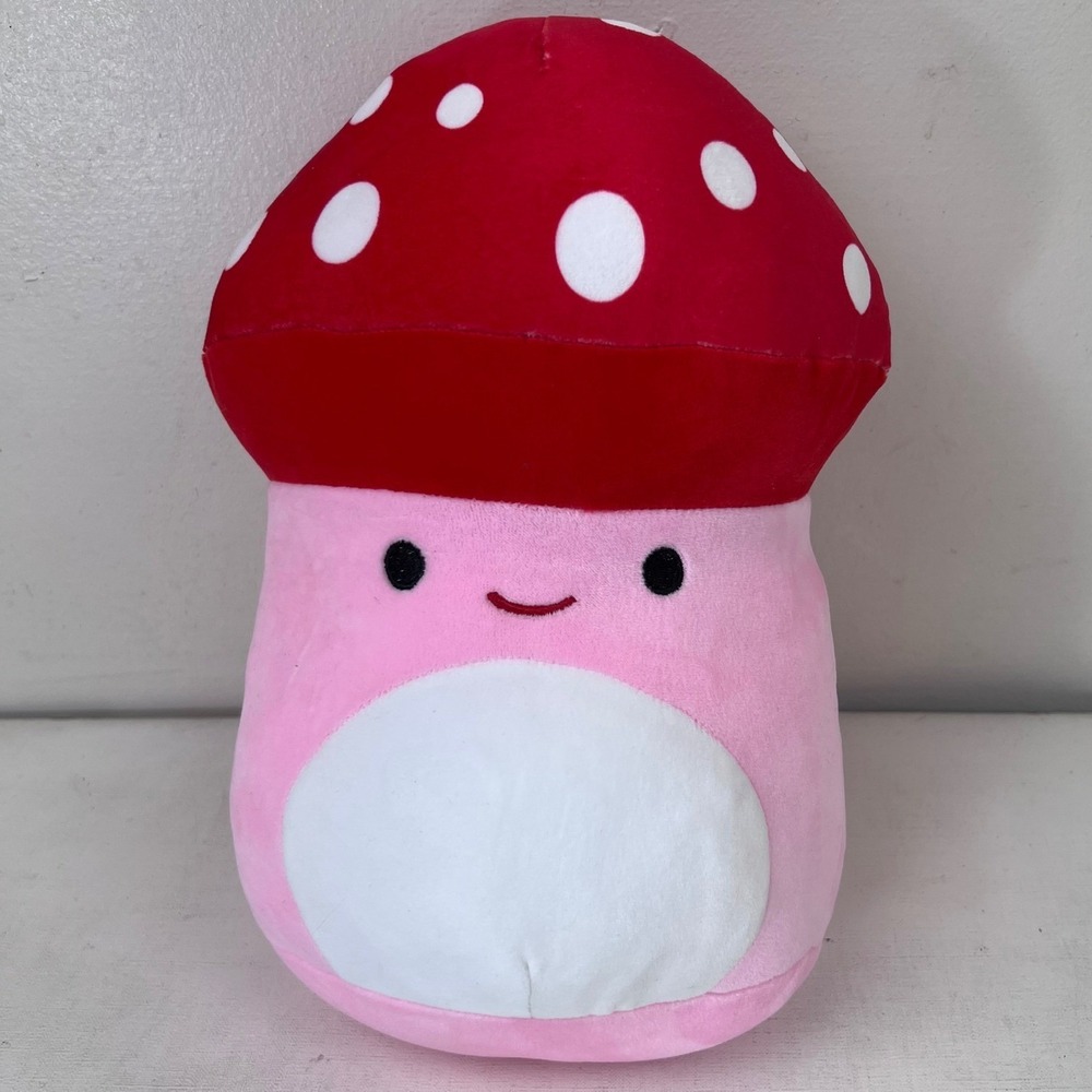 Squishmallows Malcolm the‎ Mushroom Pink Plush Toy 12 Inch Stuffed Animal